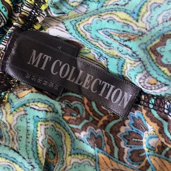 MT Collection Floral Paisley Print Maxi Dress - Picture 9 of 11